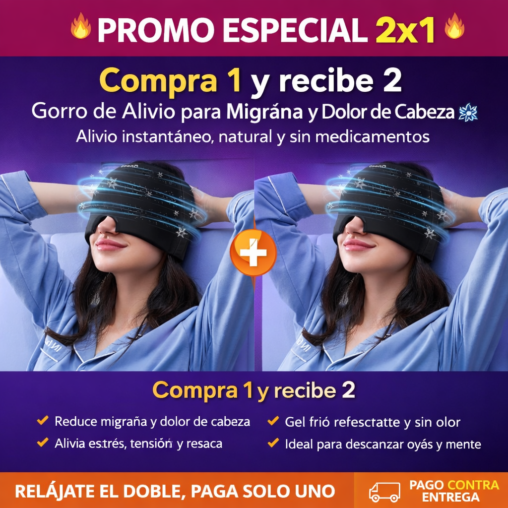 GORRO DE ALIVIO DE MIGRAÑA
